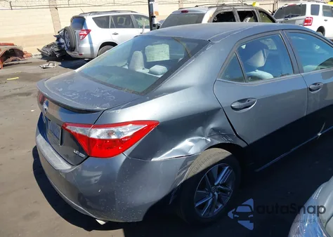 2015 Toyota Corolla Le Eco Plus из США, поврежденный, VIN 5YFBPRHE1FP197526